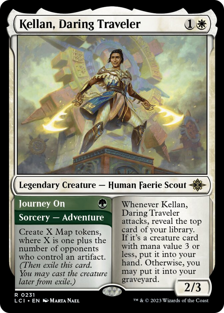 Kellan, Daring Traveler [The Lost Caverns of Ixalan] 