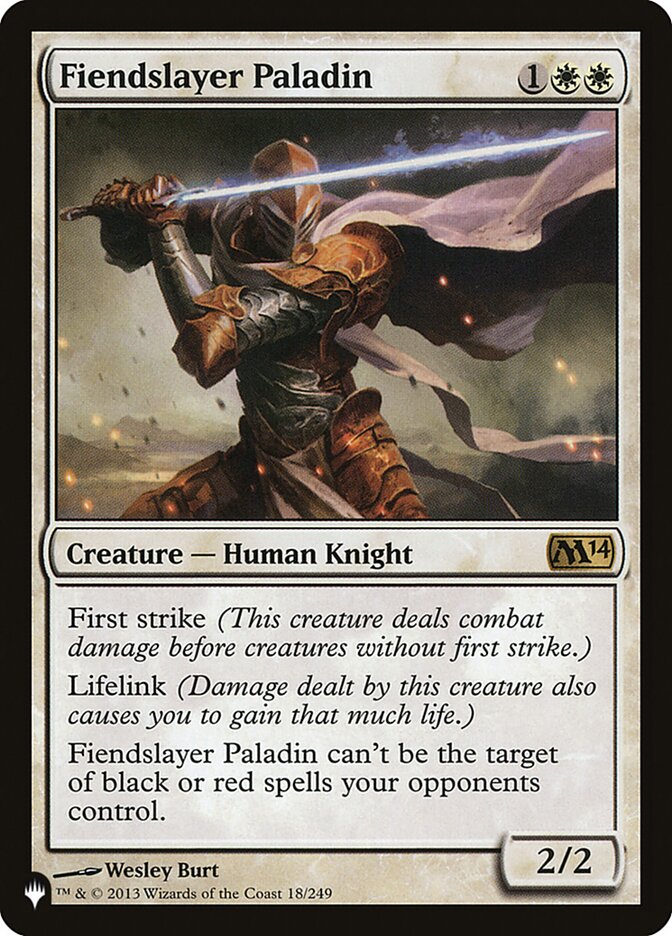 Fiendslayer Paladin [The List] 