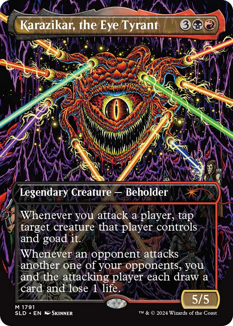 Karazikar, the Eye Tyrant (Rainbow Foil) [Secret Lair Drop Series] 