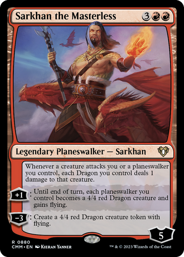 Sarkhan the Masterless [Commander Masters] 