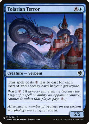 Tolarian Terror [The List Reprints] 