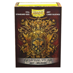 Dragon Shield: Standard 100ct Brushed Art Sleeves - General Vicar 