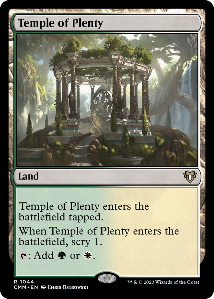 Temple of Plenty [Commander Masters] 