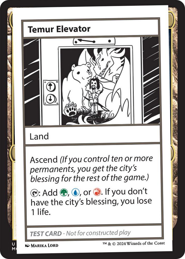 Temur Elevator [Mystery Booster 2 Playtest Cards] 