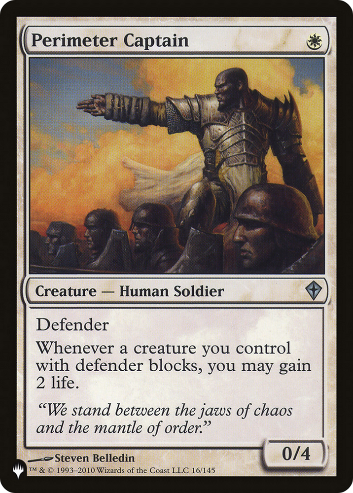 Perimeter Captain [The List Reprints] 