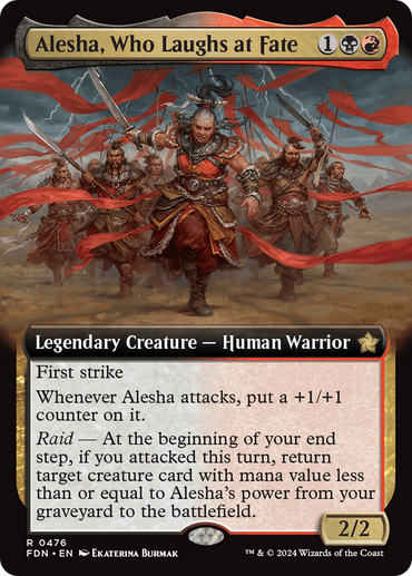 Alesha, Who Laughs at Fate (Extended Art) [Foundations] 