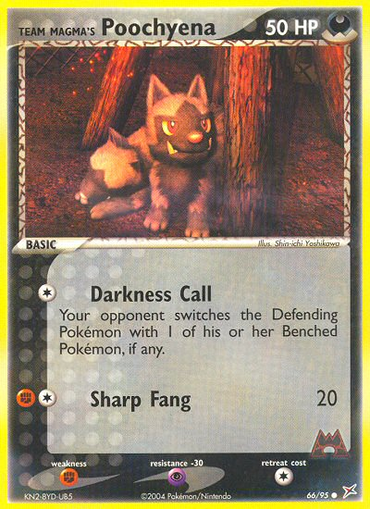 Team Magma's Poochyena (66/95) [EX: Team Magma vs Team Aqua] 