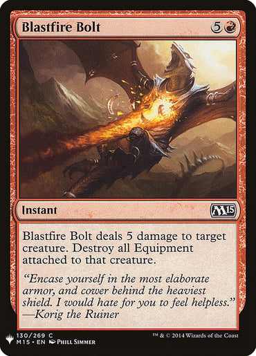 Blastfire Bolt [Mystery Booster] 