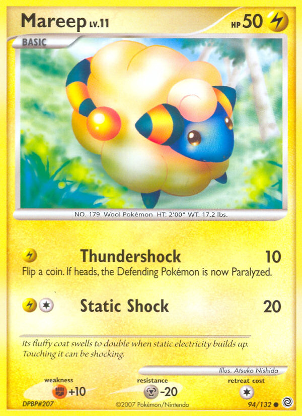 Mareep (94/132) [Diamond &amp; Pearl: Secret Wonders] 