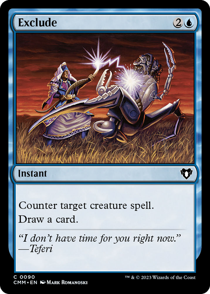 Exclude [Commander Masters] 