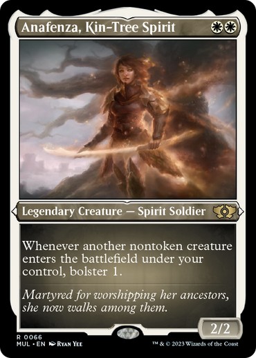 Anafenza, Kin-Tree Spirit (Foil Etched) [Multiverse Legends]