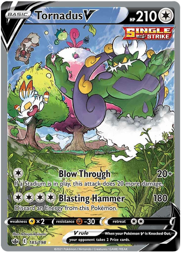 Tornadus V (185/198) [Sword &amp; Shield: Chilling Reign] 