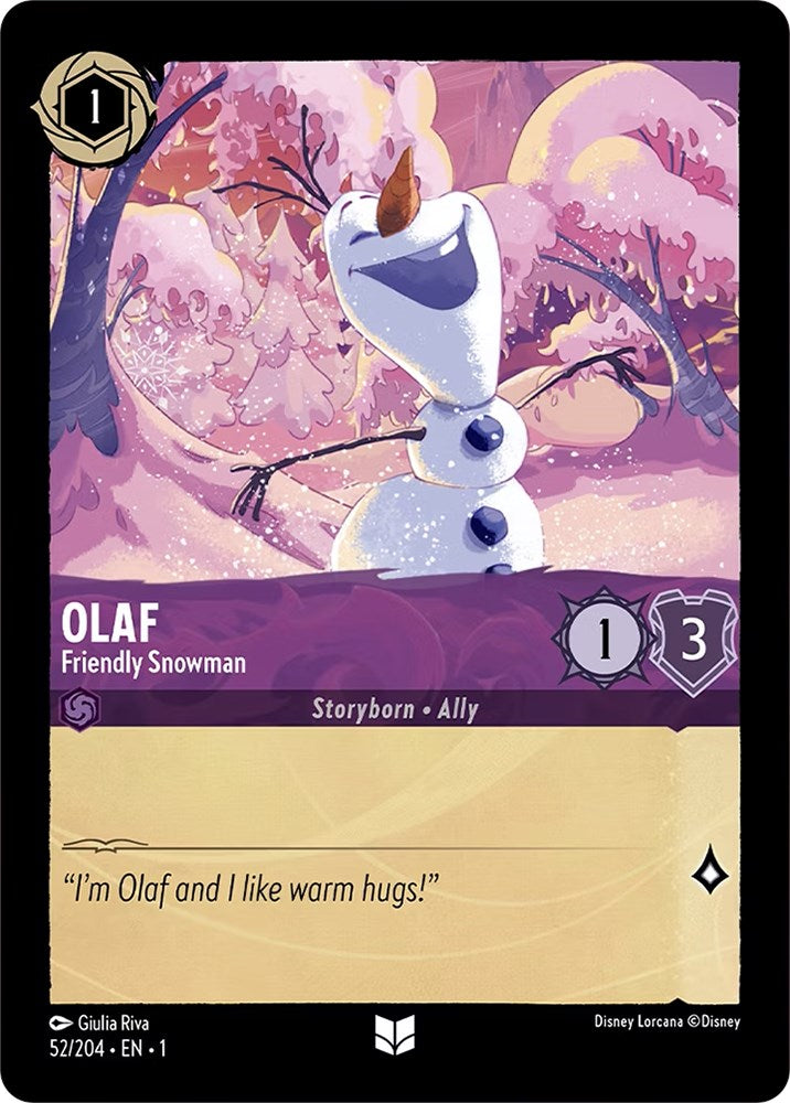 Olaf - Friendly Snowman (52/204) [The First Chapter] 