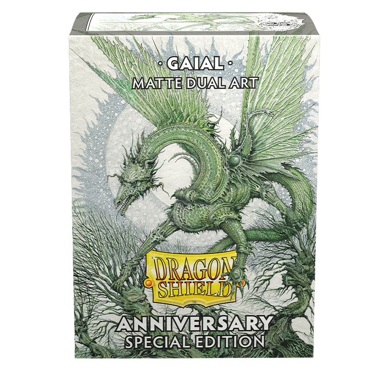 Dragon Shield: Standard 100ct Sleeves - Special Anniversary - Gaial (Dual Matte) 