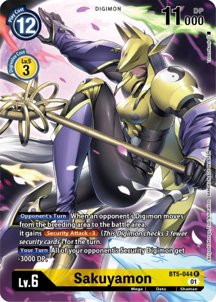 Sakuyamon [BT5-044] (Digimon Card Game Deck Box Set) [Battle of Omni Promos] 