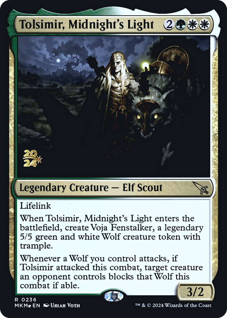 Tolsimir, Midnight's Light [Murders at Karlov Manor Prerelease Promos] 