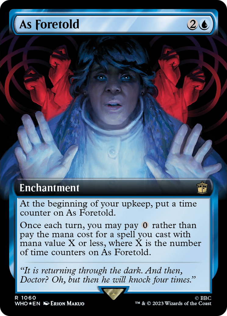 As Foretold (Extended Art) (Surge Foil) [Doctor Who] 