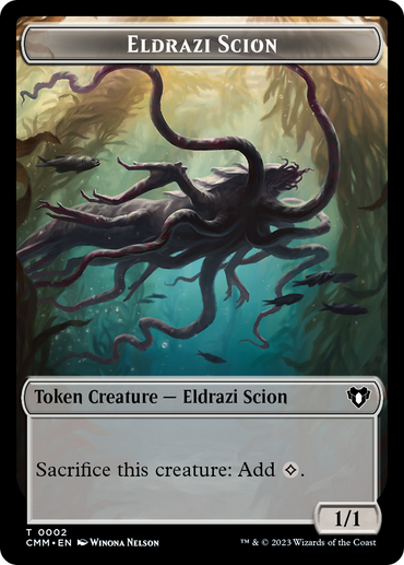 Eldrazi Scion // Drake Double-Sided Token [Commander Masters Tokens] 