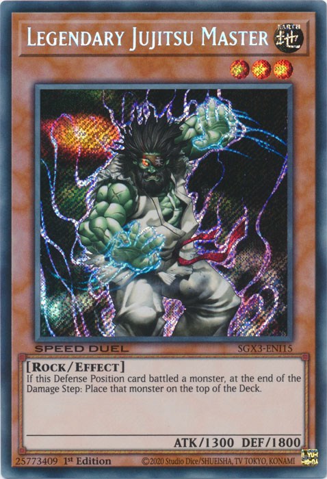 Legendary Jujitsu Master [SGX3-ENI15] Secret Rare 