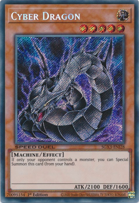 Cyber ​​Dragon [SGX3-ENI28] Secret Rare 