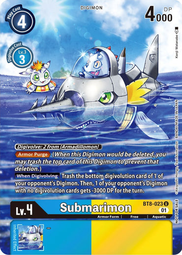 Submarimon [BT8-023] (Official Tournament Pack Vol.9) [New Awakening Promos] 