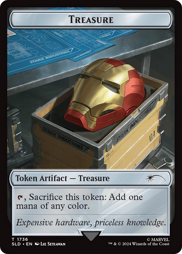 Treasure Token (1736) (Rainbow Foil) [Secret Lair Drop Series] 