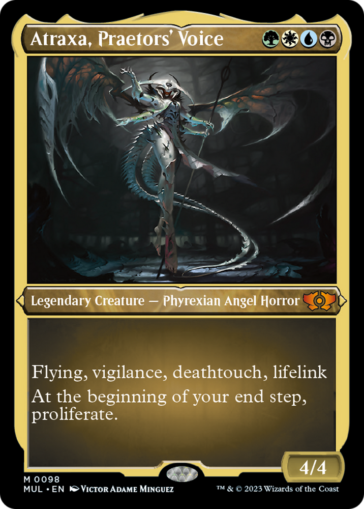 Atraxa, Praetors' Voice (Foil Etched) [Multiverse Legends] 