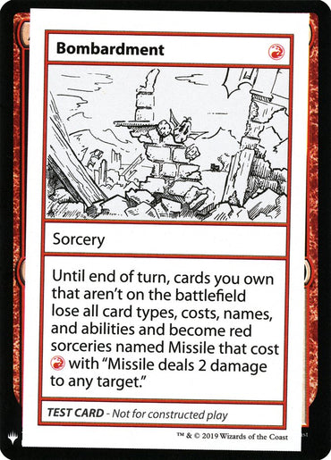 Bombardment [Mystery Booster Playtest Cards] 