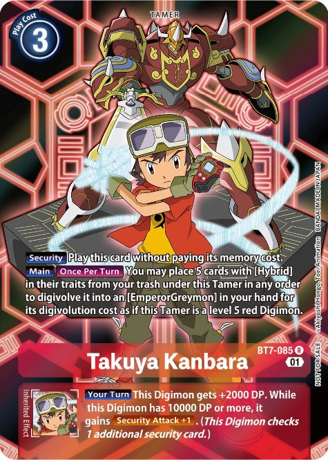 Takuya Kanbara [BT7-085] (D-Scanner Alternate Art) [Next Adventure Promos] 