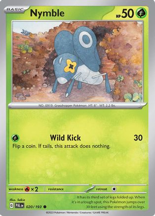 Nymble (020/193) [Scarlet &amp; Violet: Paldea Evolved] 