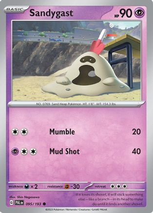Sandygast (095/193) [Scarlet &amp; Violet: Paldea Evolved] 