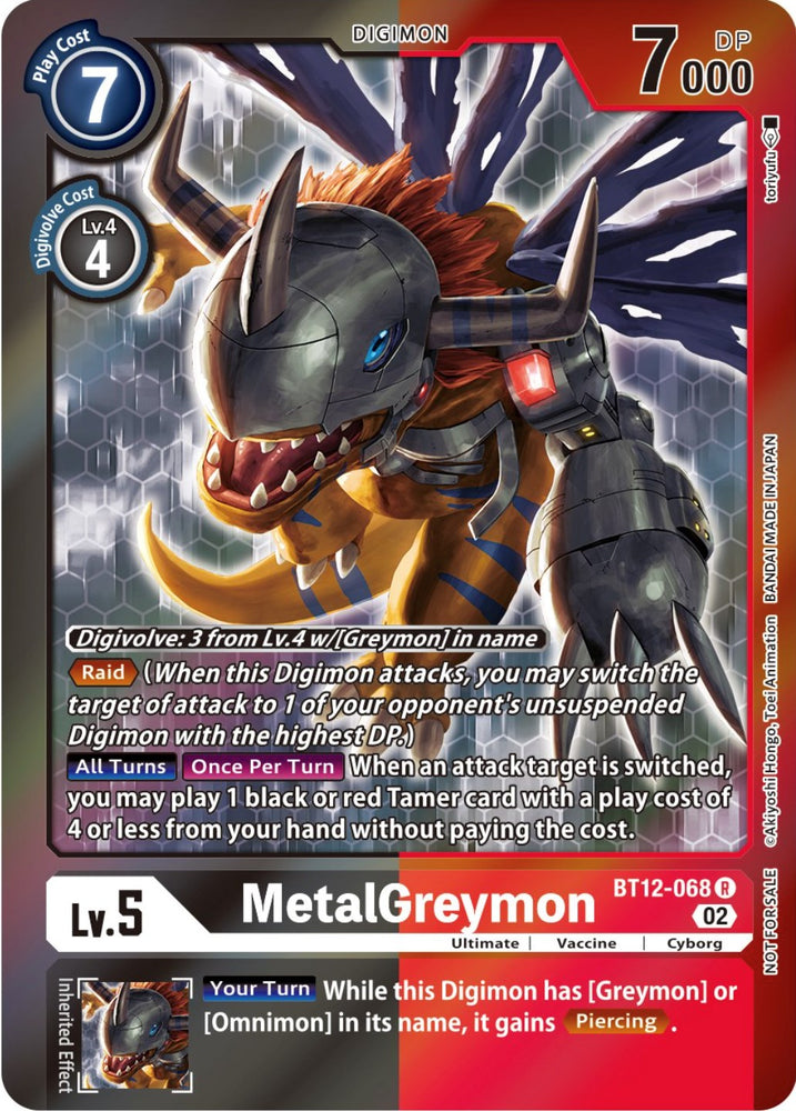 MetalGreymon [BT12-068] (Tamer Party -Special-) [Across Time Promos] 