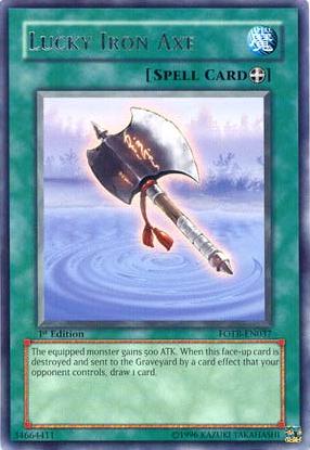 Lucky Iron Ax [FOTB-EN037] Rare 