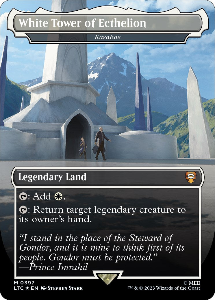 White Tower of Ecthelion - Karakas (Surge Foil Realms and Relics) [The Lord of the Rings: Tales of Middle-Earth Commander] 