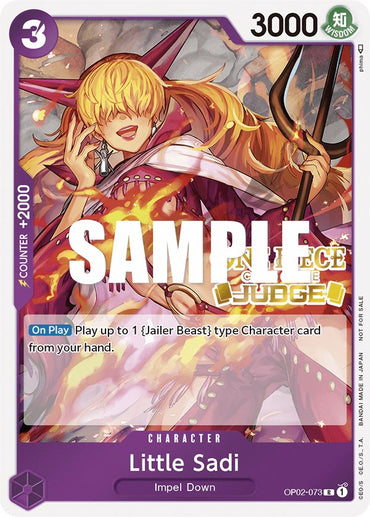 Little Sadi (Judge) [One Piece Promotion Cards] 