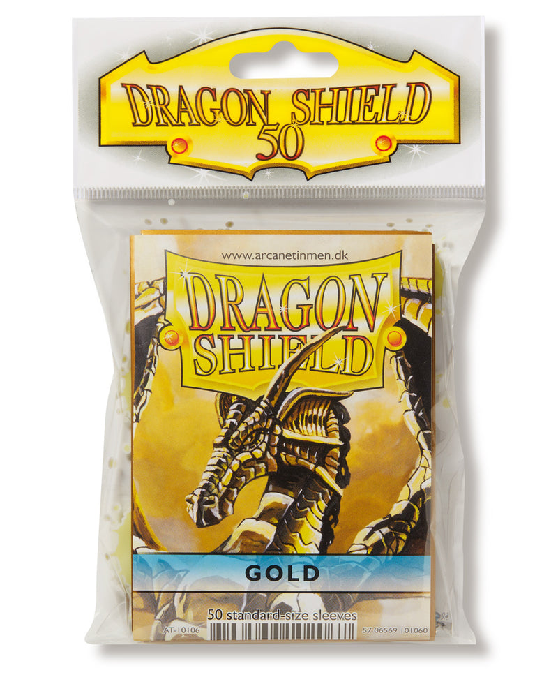 Dragon Shield: Standard 50ct Sleeves - Gold (Classic) 