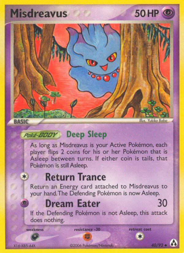 Misdreavus (40/92) [EX: Legend Maker] 
