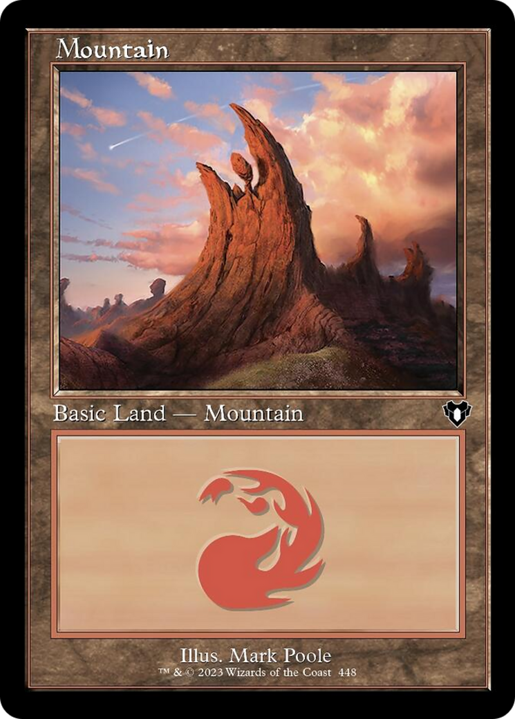 Mountain (448) (Retro) [Commander Masters] 