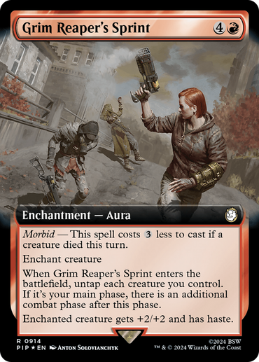 Grim Reaper's Sprint (Extended Art) (Surge Foil) [Fallout] 