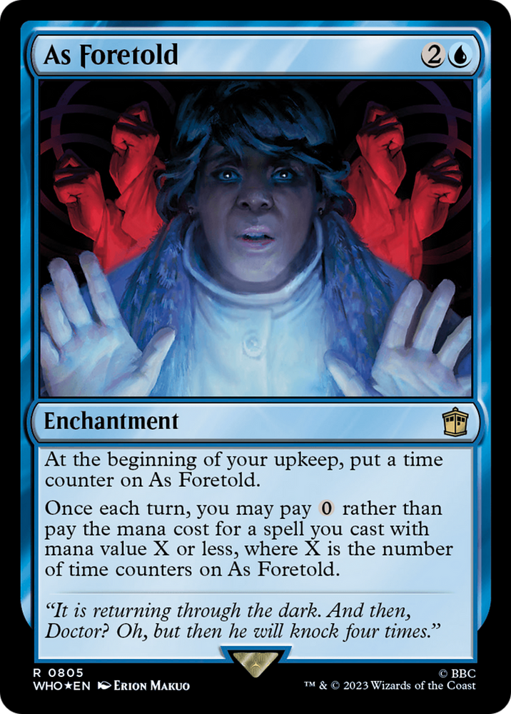 As Foretold (Surge Foil) [Doctor Who] 