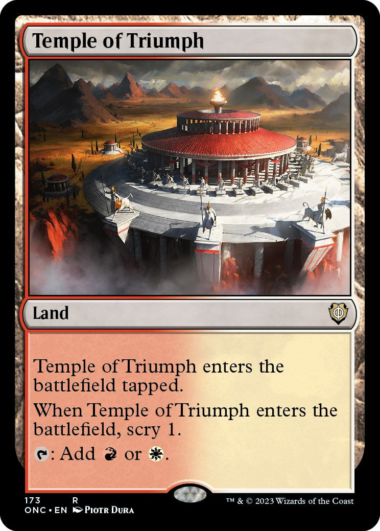 Temple of Triumph [Phyrexia: All Will Be One Commander] 