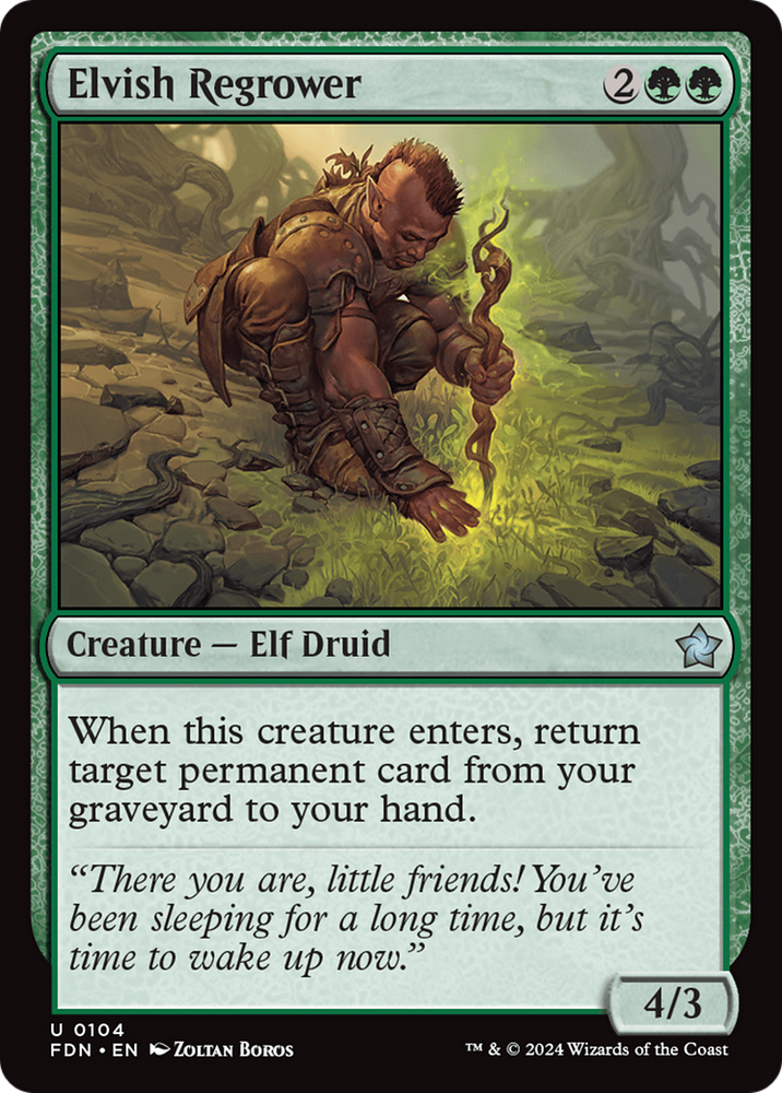 Elvish Regrower [Foundations] 