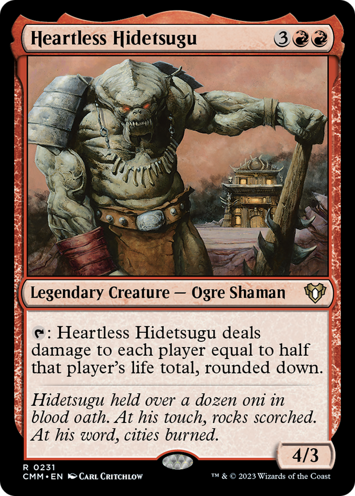 Heartless Hidetsugu [Commander Masters] 