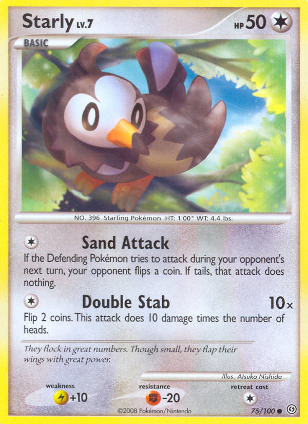 Starly (75/100) [Diamond &amp; Pearl: Stormfront] 
