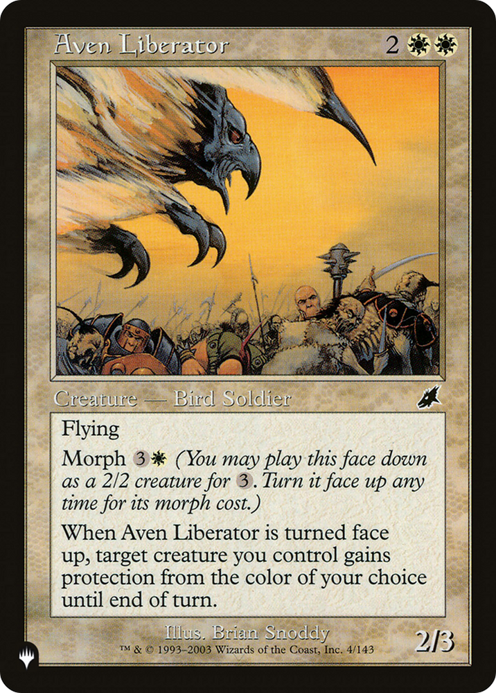 Aven Liberator [The List Reprints] 