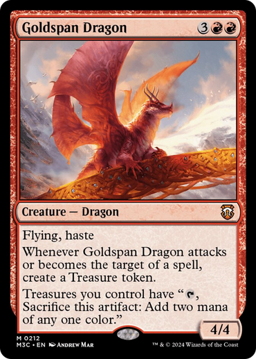 Goldspan Dragon [Modern Horizons 3 Commander] 