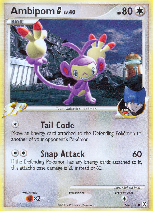 Ambipom G (56/111) [Platinum: Rising Rivals] 