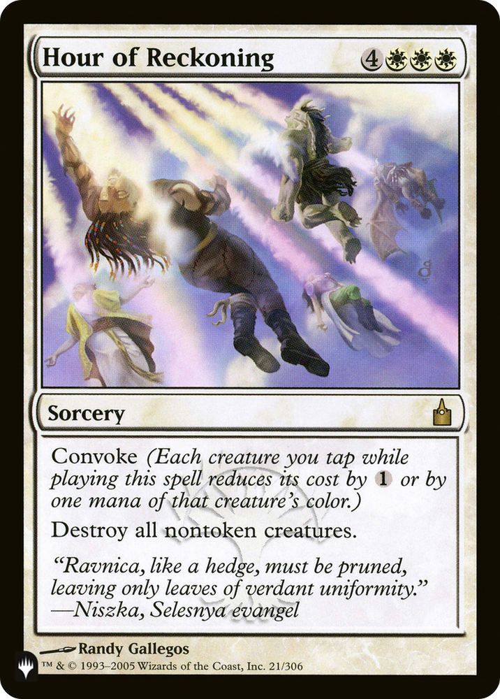 Hour of Reckoning [The List] 