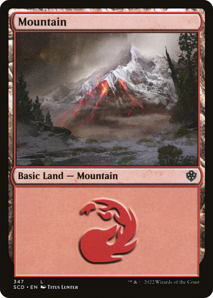 Mountain (347) [Starter Commander Decks] 