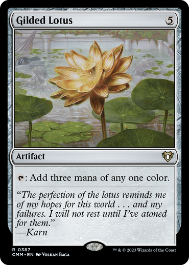 Gilded Lotus [Commander Masters] 